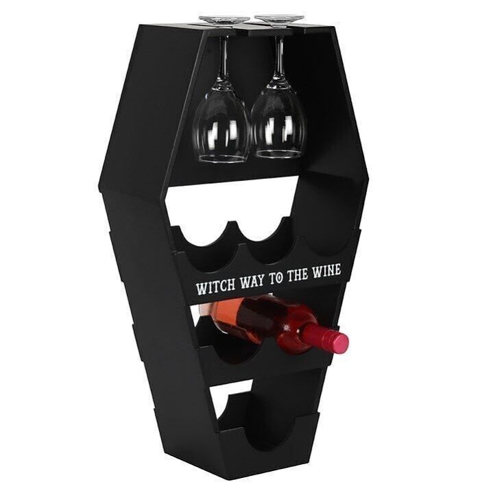 Étagère à vin cercueil