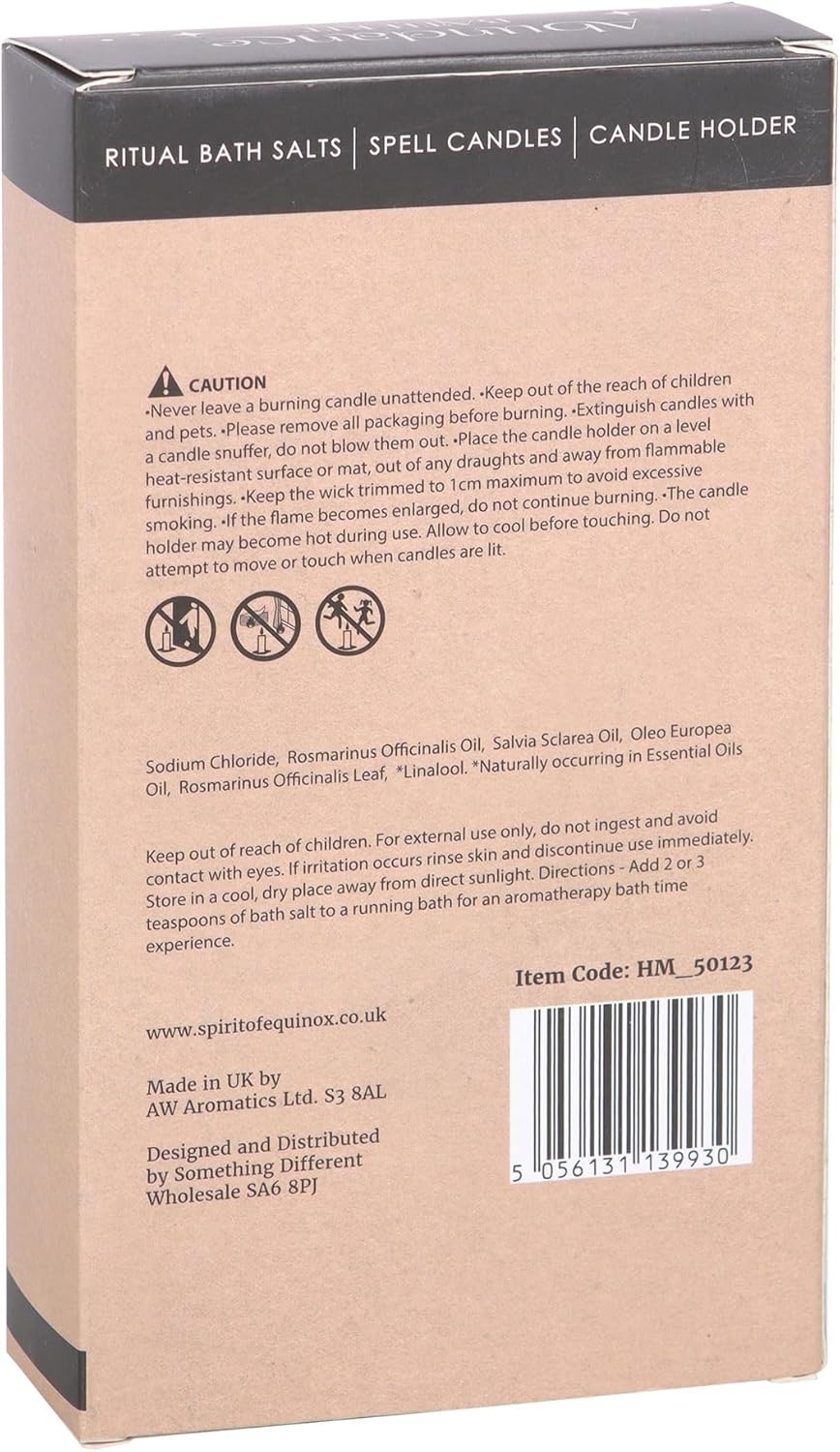 Kit de Sels de Bain Rituel aux Herbes d'Abondance