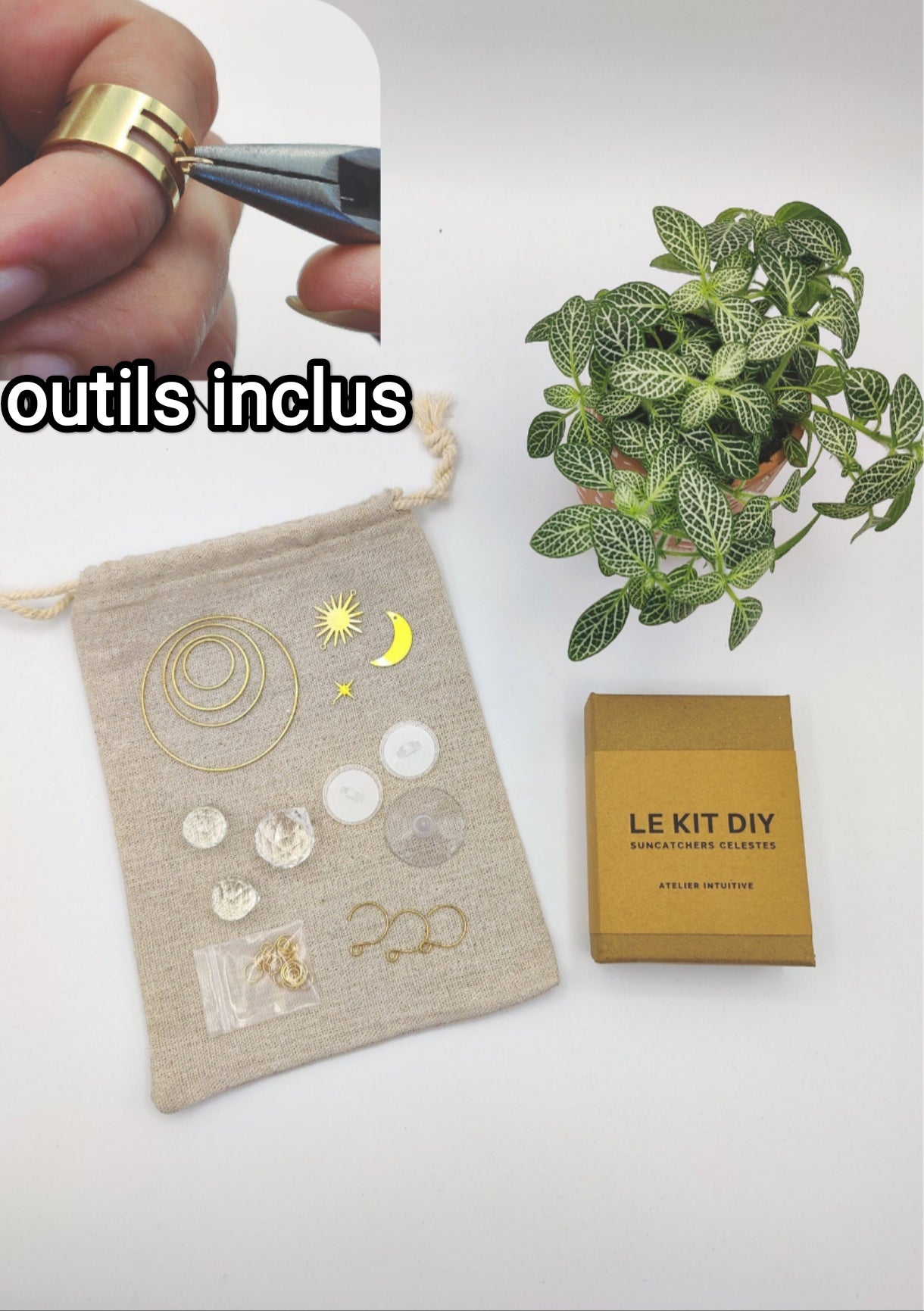 { réservation Pauline }Le Kit DIY Suncatchers Célestes - Atelier Intuitive