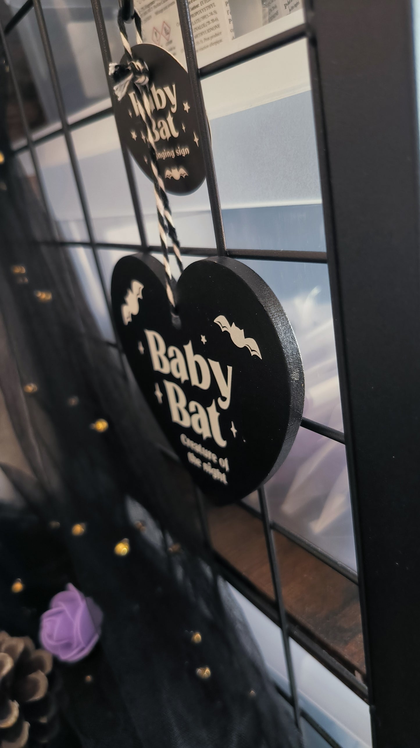 Cœur suspendu, baby Bat.