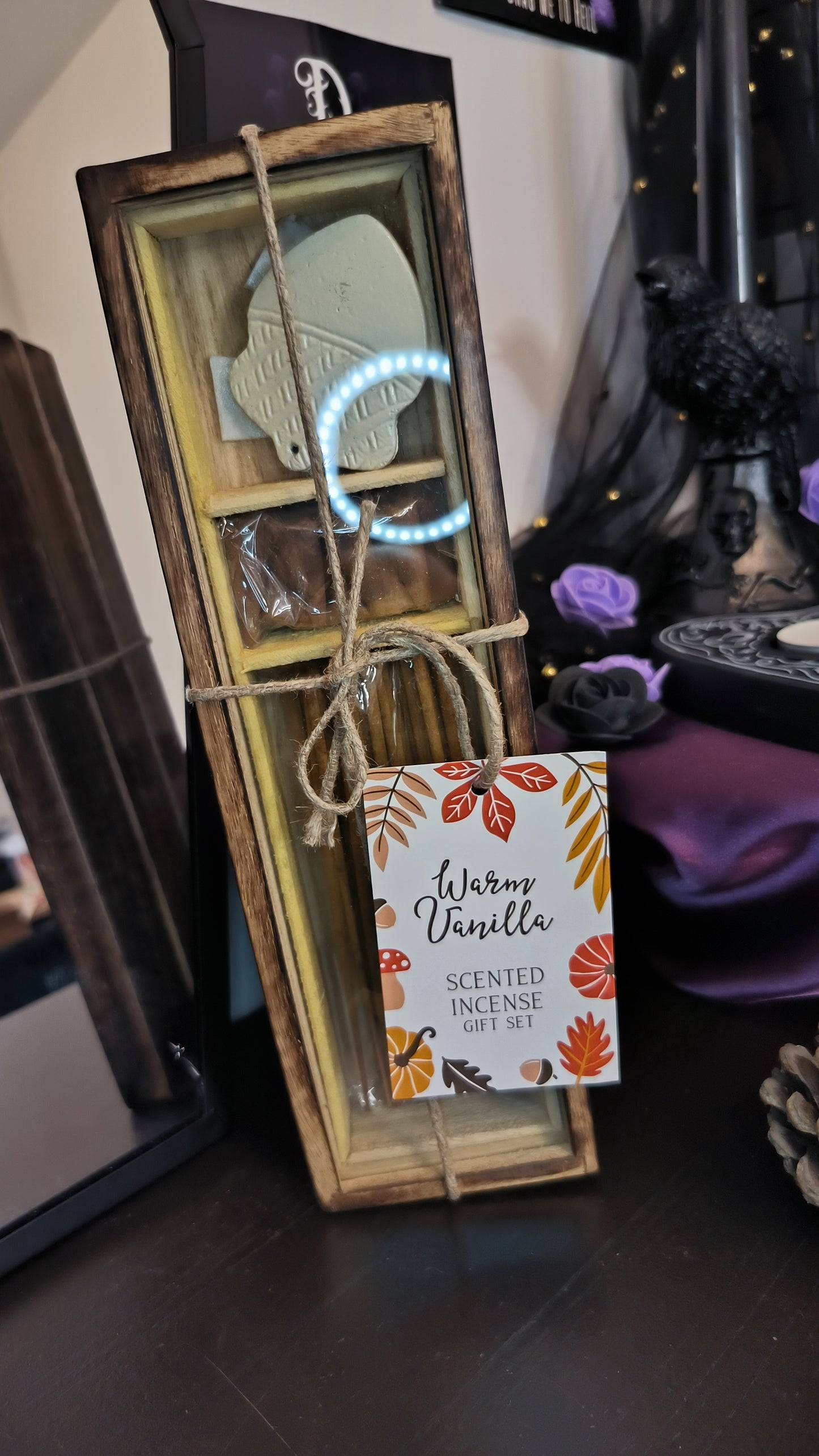 Coffret cadeau d'encens automnal - Vanilla