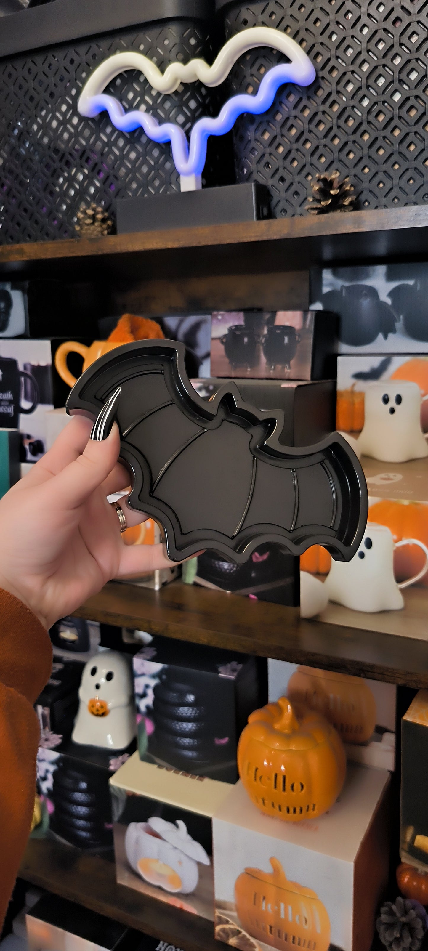 vide poche chauve souris - jesmonite