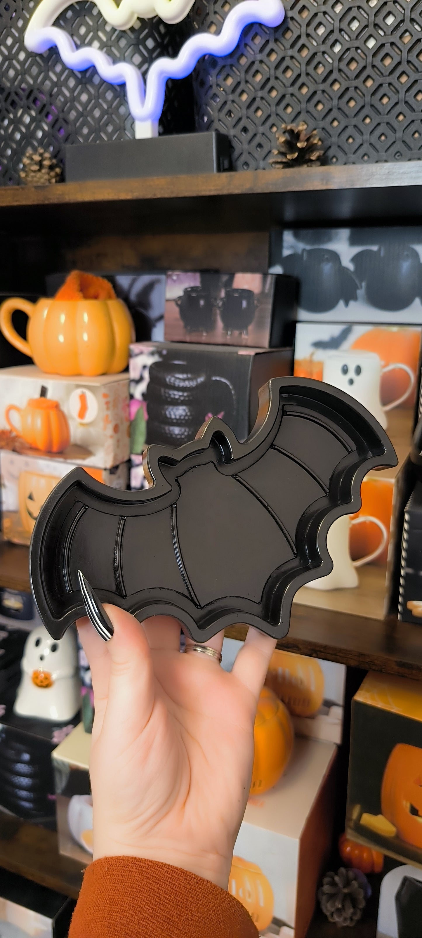 vide poche chauve souris - jesmonite