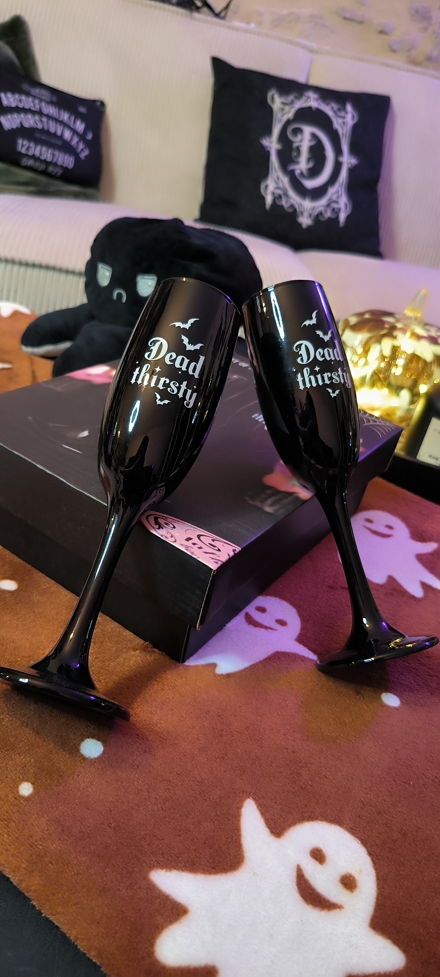 Lot de 2 flûtes de champagne Dead Thirsty