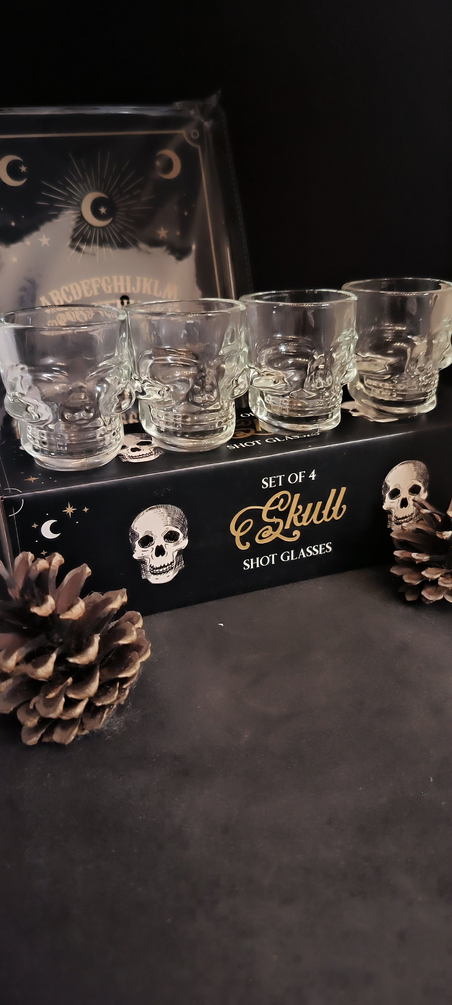 Ensemble de 4 shot Skull