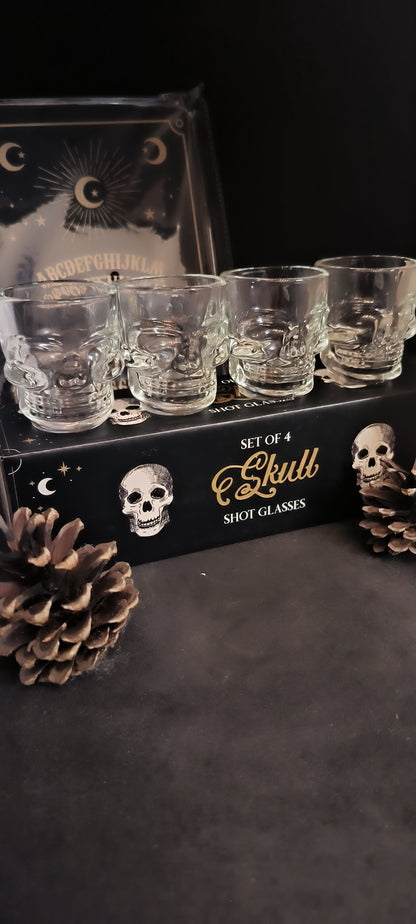 Ensemble de 4 shot Skull