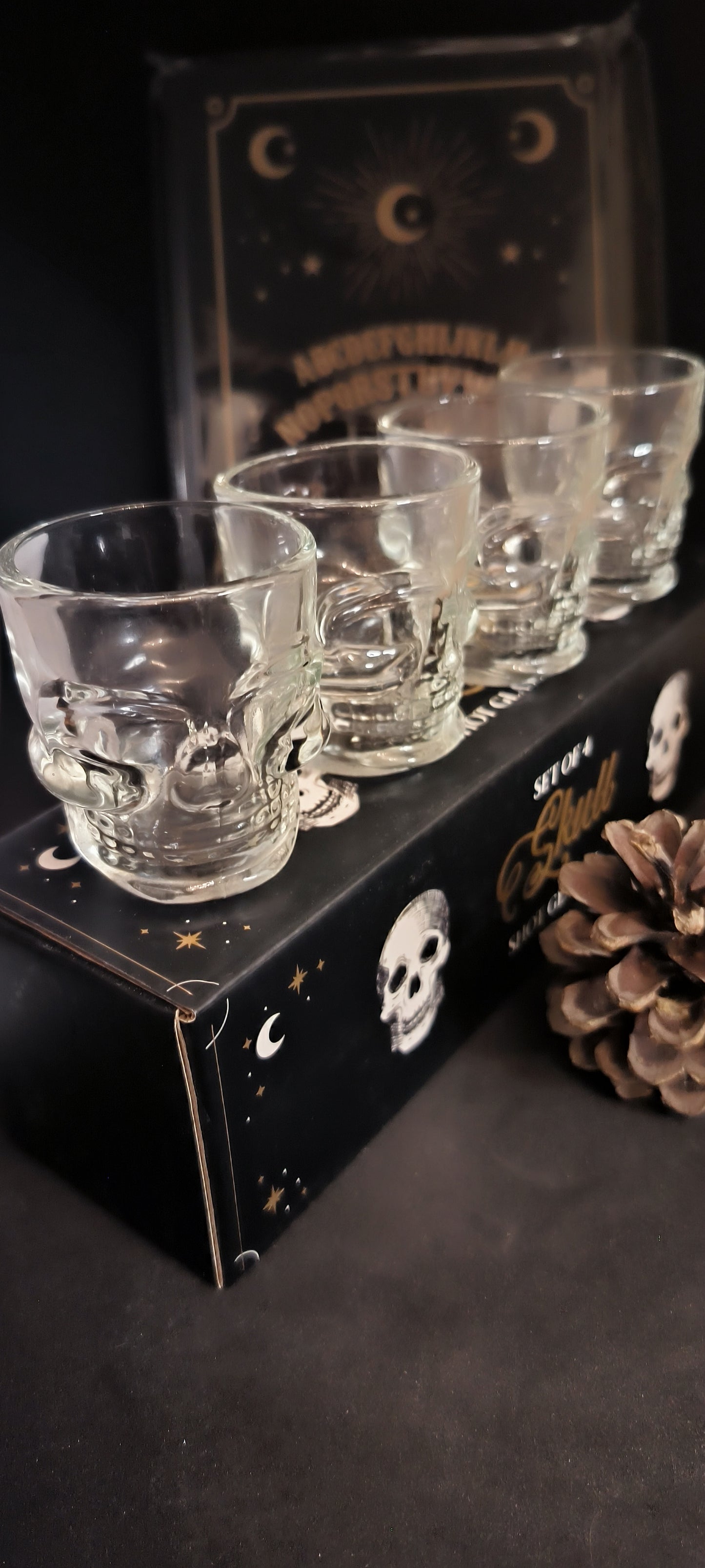 Ensemble de 4 shot Skull