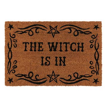 Paillasson " The Witch Is In "