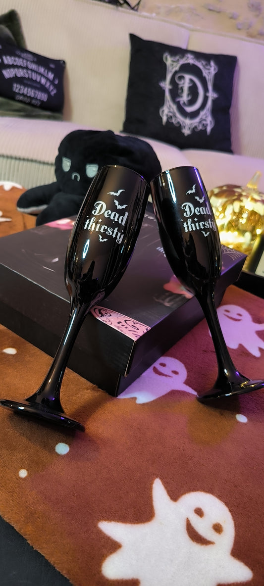 Lot de 2 flûtes de champagne Dead Thirsty