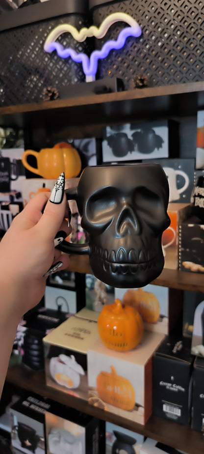 Mug tête de mort sombre