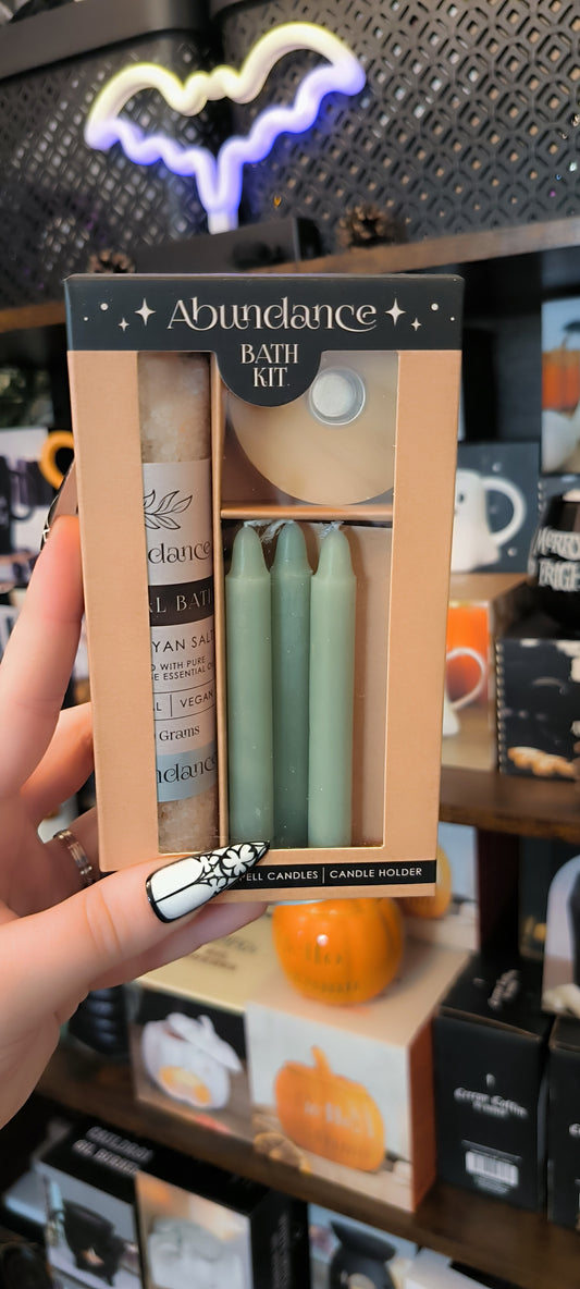 Kit de Sels de Bain Rituel aux Herbes d'Abondance